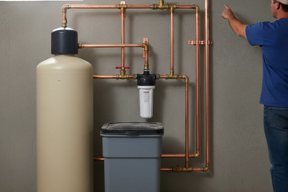 Whole-house water treatment system installed in Mchenry